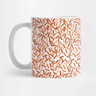 Orange Sprinkles Pattern Mug